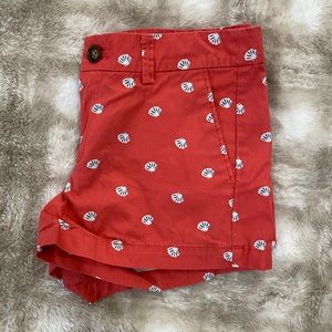 2/$10 UNIQLO Coral Sea Shell Shorts